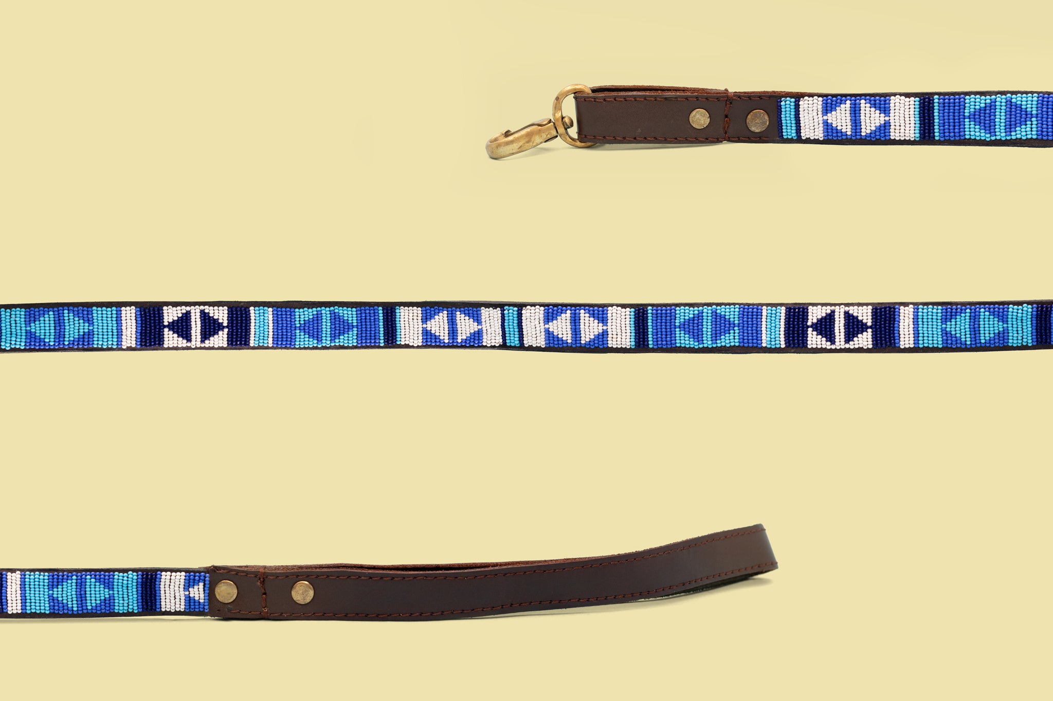 Beaded Leash | Blue Ocean