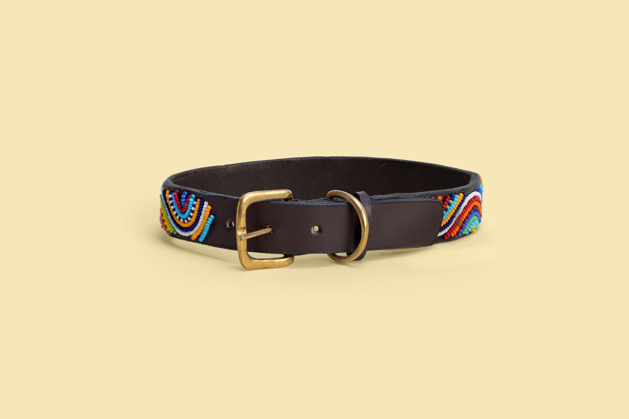 Beaded Collar | Rainbow Wave