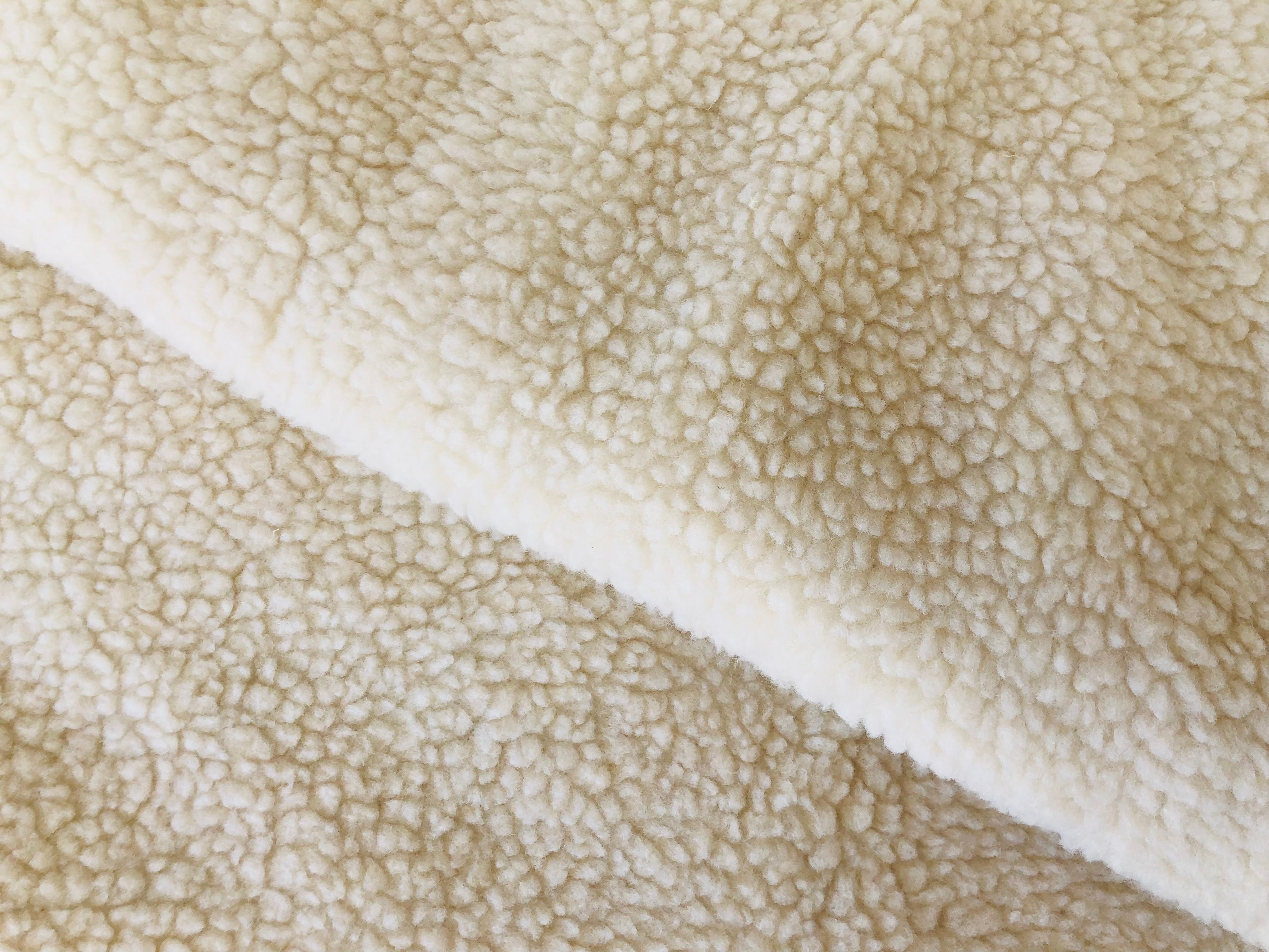 Velvet Sherpa Mat in Light Caramel