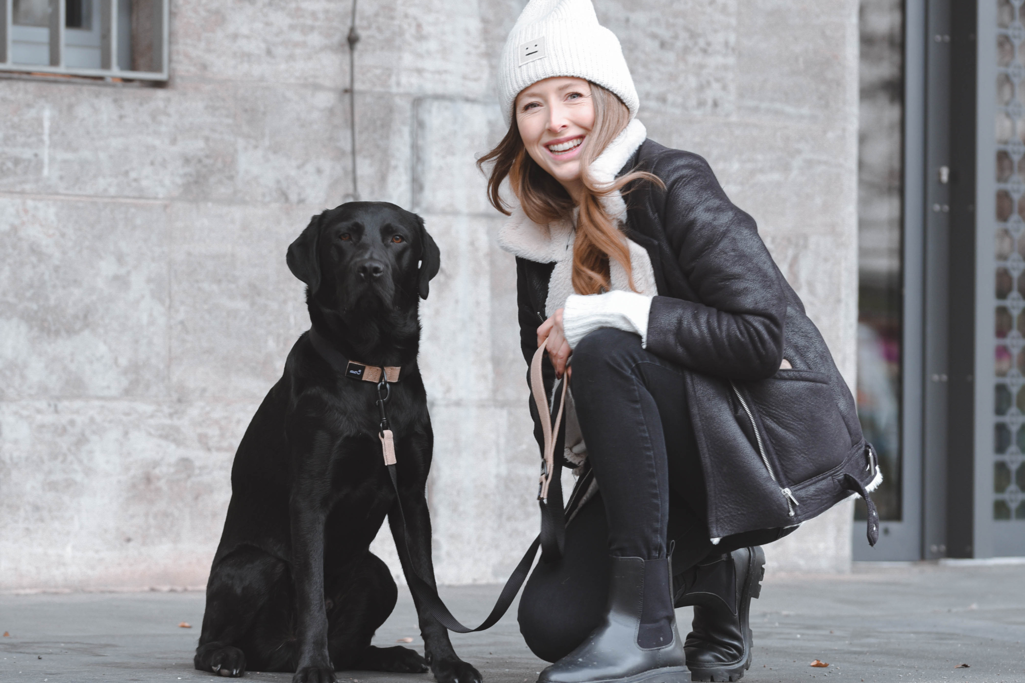 Streetstyle Collar in Biscotti & Black